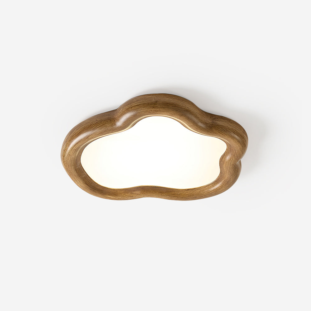 Resin Cloud Ceiling Light With Integrated LED Warm White