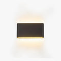 Modern Rectangular Outdoor Wall Light Waterproof Black And White