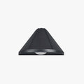 Cone Shaped Black Metal Outdoor Wall Light Hardwired IP65
