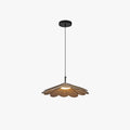 Walnut Wood Vintage LED Pendant Light For Cozy Ambience