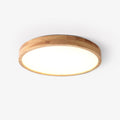 Geometric Wooden Ceiling Light With Acrylic Shade And Adjustable LEDs