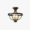 Matte Black Vintage LED Pendant Light for Dining