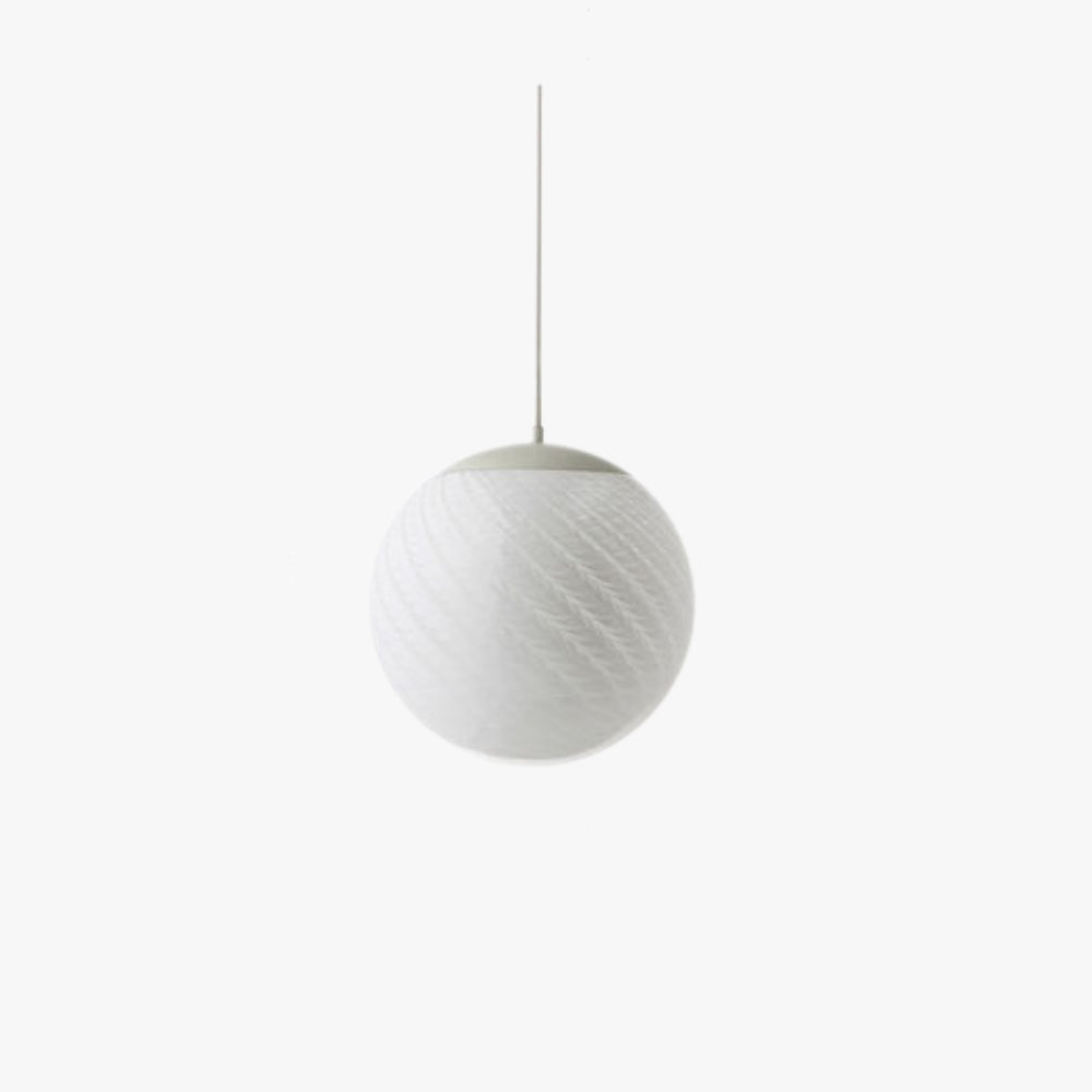 Minimalist Glass LED Pendant Light For Soft Ambience