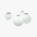 Aurora Bubble Sphere Glass Flush Mount Ceiling Light For Bedroom