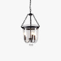 Industrial Glass Pendant Lamp For Living Room Ambience