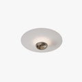 White Flush Mount Ceiling Light For Living Room And Bedroom Dimmable