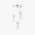 Brass Glass Pendant Light Cluster Dimmable