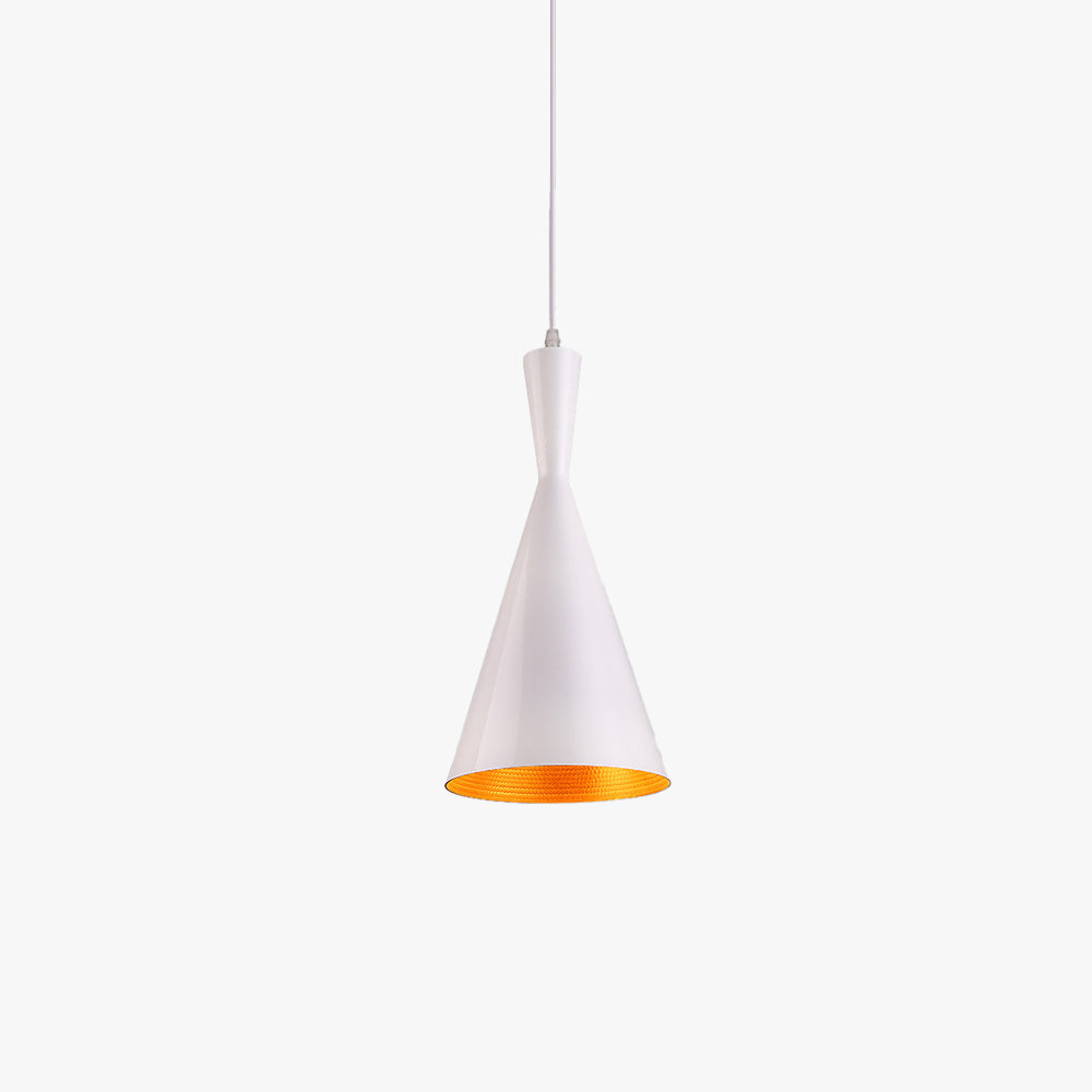 Nordic Metal Cone Pendant Light For Cozy Bedroom Ambience
