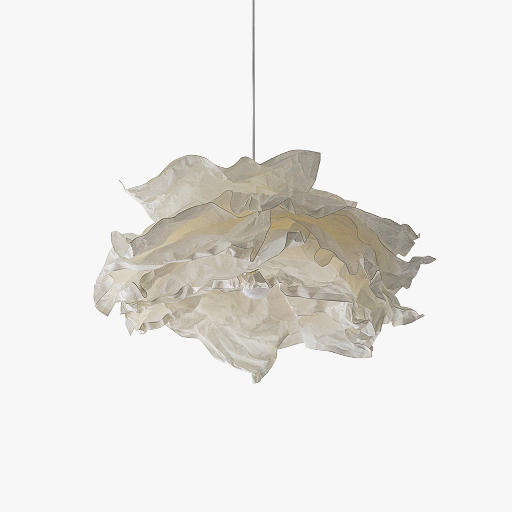 Cloud Paper Pendant Light With Soft Ambient Glow