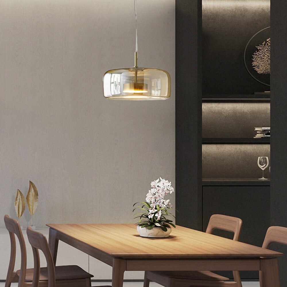 Modern Glass Pendant Light For Ambient Living Spaces