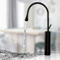 Basin Faucet Single Lever 360 Rotation Spout Modern Brass Mixer Tap-Basin Faucet-Index Bath-Black-Short-Index Bath