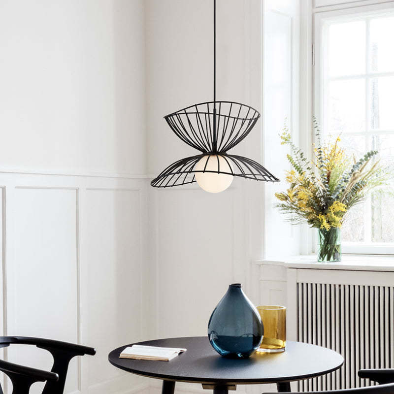 Modern Metal Pendant Light for Kitchen Island Gold and Black