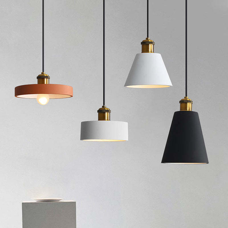 Art Deco Monochrome Pendant Light For Sleek Ambience