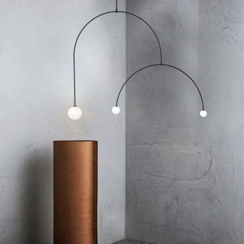 Arisha Linear Pendant Light for Modern Ambience in Black