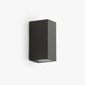 Minimalist Black Metal Square Outdoor Wall Light With LED