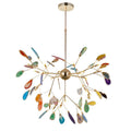 Floral Branch Semi-Flush Ceiling Light In Four Finishes