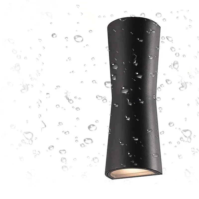 Minimalist Outdoor Wall Sconce Metal And Acrylic Waterproof