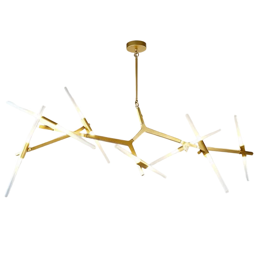 Dual Color Rotating Pendant Light for Living Rooms