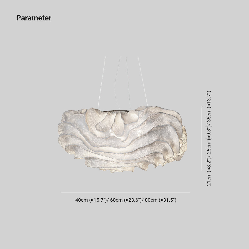 Cloud Inspired Pendant Light With Soft Ambient Glow