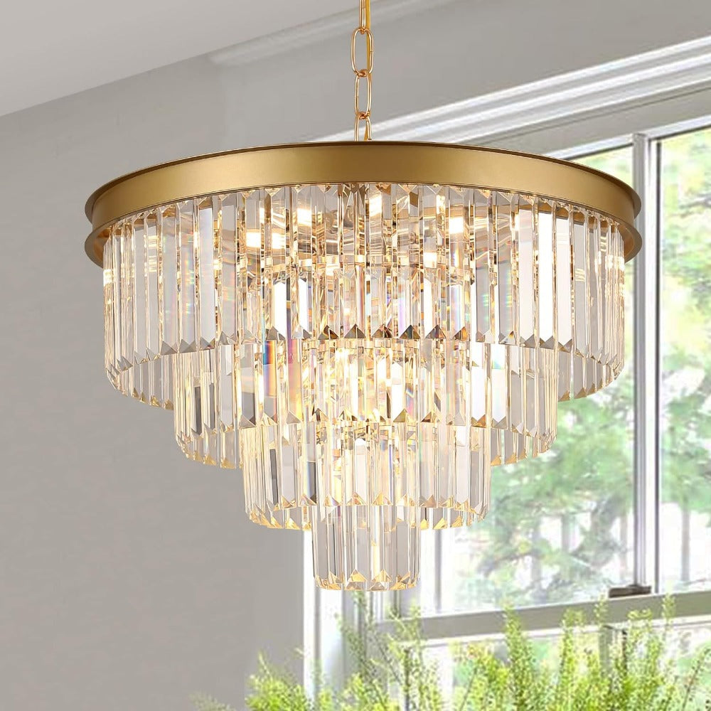 Arisha Crystal LED Pendant Light Elegant Illumination